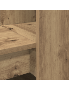 Scrivania con lo scaffale Rovere artigianale 122 x 67 x 145 cm