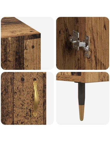 Scrivania Legno vecchio 140 x 50 x 75 cm Legno multistrato