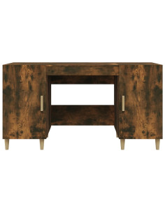 Scrivania Rovere Fumo 140x50x75 cm in Legno Multistrato 2