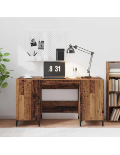 Scrivania Legno vecchio 140 x 50 x 75 cm Legno multistrato 2