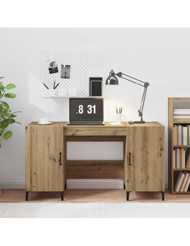 Scrivania Rovere Artigianale 140 x 50 x 75 cm Legno multistrato