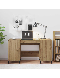 Scrivania Rovere Artigianale 140 x 50 x 75 cm Legno multistrato 2