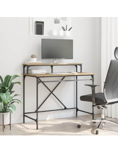 Scrivania Rovere artigianale 100 x 50 x 90 cm Legno multistrato 2