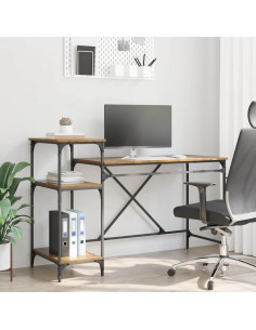 Scrivania Legno vecchio 135 x 50 x 90 cm Legno multistrato