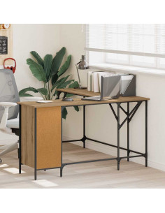 Scrivania Rovere artigianale 141 x 141 x 75 cm 2