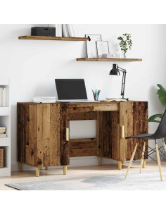 Scrivania Legno vecchio 140 x 50 x 75 cm Legno multistrato 2