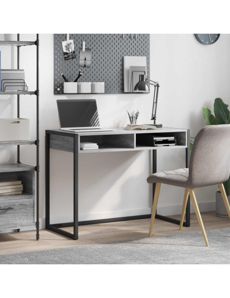 Scrivania Grigio Sonoma 100 x 50 x 75 cm Legno multistrato