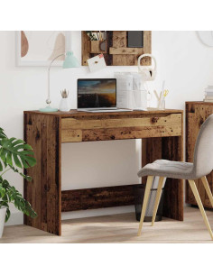 Scrivania Legno vecchio 100 x 50 x 78 cm Legno multistrato 2