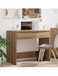 Scrivania Rovere artigianale 100 x 50 x 78 cm Legno multistrato 2