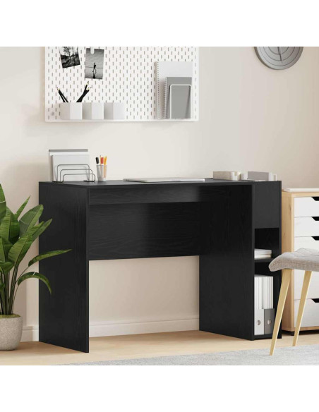 Scrivania Rovere Nero 109 x 50 x 78 cm Legno multistrato