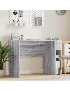 Scrivania Grigio Sonoma 109 x 50 x 78 cm Legno multistrato 2