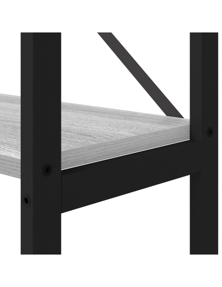 Libreria Grigio sonoma 40 x 30 x 155 cm Legno multistrato