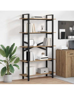 Libreria Rovere artigianale 100 x 33,5 x 178 cm