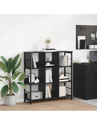 Libreria Rovere Nero 102 x 32 x 104,5 cm Legno multistrato