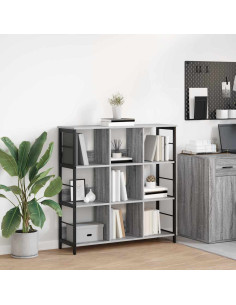 Libreria Grigio Sonoma 102 x 32 x 104,5 cm Legno multistrato
