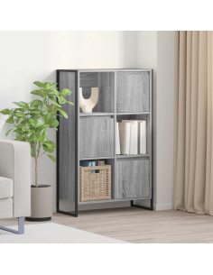 Armadio per Libri Grigio Sonoma 68 x 30 x 108.5 cm
