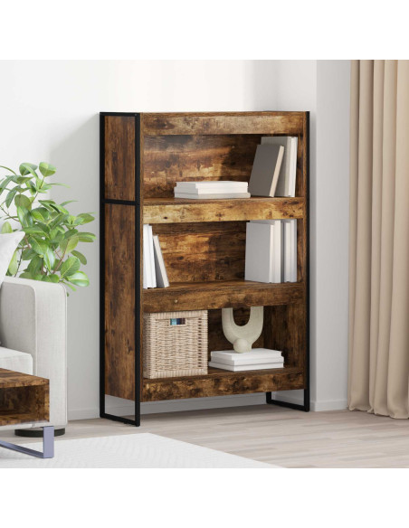 Armadio per Libri Quercia Fumosa 80 x 30 x 155 cm