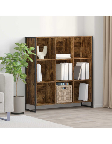 Armadio per Libri Quercia Fumosa 99.5 x 30 x 108.5 cm