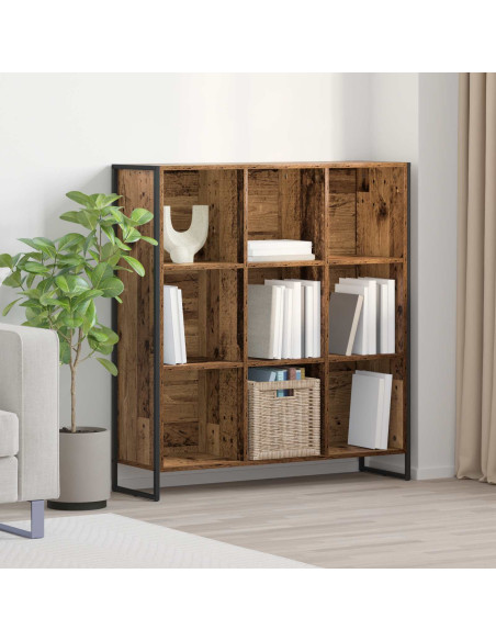 Armadio per Libri Legno vecchio 99.5 x 30 x 108.5 cm