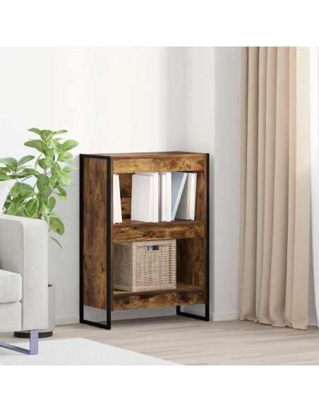 Armadio per Libri Quercia Fumosa 80 x 30 x 155 cm