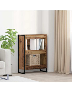 Armadio per Libri Legno vecchio 80 x 30 x 155 cm