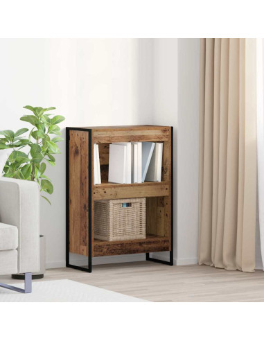 Armadio per Libri Legno vecchio 80 x 30 x 155 cm