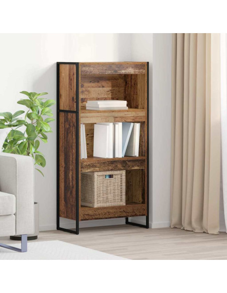 Armadio per Libri Legno vecchio 80 x 30 x 155 cm