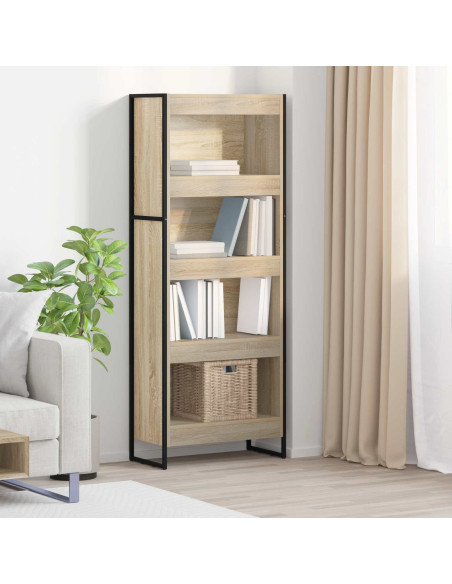 Armadio per Libri Sonoma 80 x 30 x 155 cm Legno multistrato