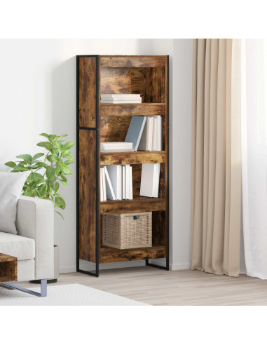Armadio per Libri Quercia Fumosa 80 x 30 x 155 cm