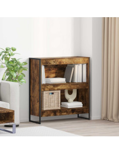 Armadio per Libri Quercia Fumosa 80 x 30 x 155 cm