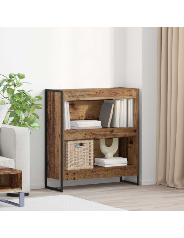 Armadio per Libri Legno vecchio 80 x 30 x 155 cm