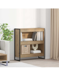 Armadio per Libri Rovere Artigianale 80 x 30 x 155 cm