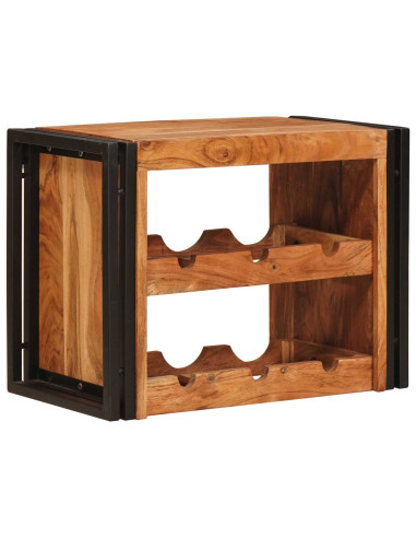Portabottiglie 100 x 45 x 33 cm Legno di Acacia Massello