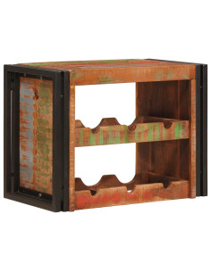 Portabottiglie 100 x 45 x 33 cm Legno massello riciclato