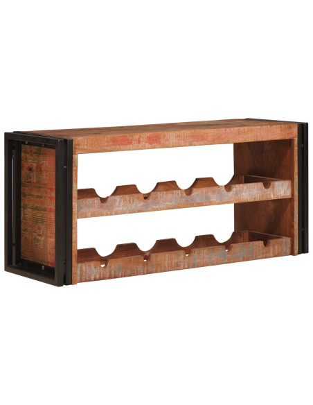 Portabottiglie 100 x 45 x 33 cm Legno massello riciclato