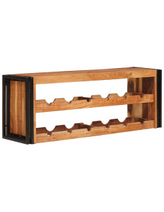 Portabottiglie 100 x 45 x 33 cm Legno di Acacia Massello