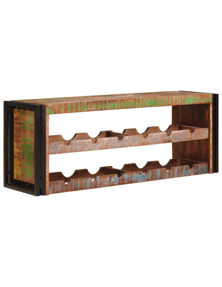 Portabottiglie 100 x 45 x 33 cm Legno massello riciclato