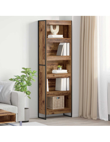 Armadio per Libri 2 pcs Legno vecchio 80 x 30 x 155 cm