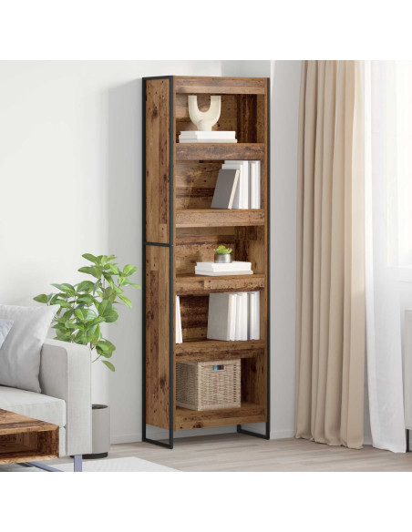 Armadio per Libri 2 pcs Legno vecchio 80 x 30 x 155 cm