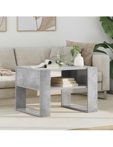 Tavolino da salotto Grigio cemento 66 x 53 x 45 cm