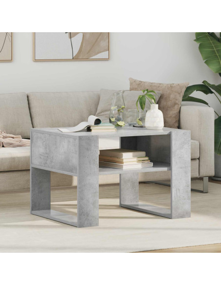 Tavolino da salotto Grigio cemento 66 x 53 x 45 cm
