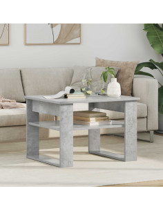 Tavolino da salotto Grigio cemento 64 x 54 x 44 cm