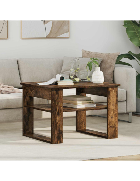 Tavolino da salotto Rovere fumé 64 x 54 x 44 cm