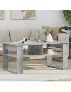 Tavolino da salotto Grigio cemento 96 x 54 x 44 cm