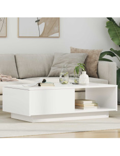 Tavolino da salotto Bianco 95 x 55 x 31 cm Legno multistrato