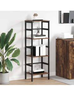 Libreria Rovere fumé 40 x 29,5 x 115 cm Legno multistrato