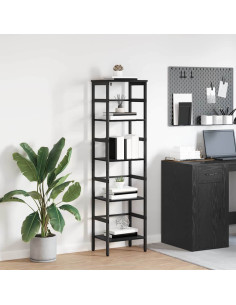 Libreria Rovere Nero 40 x 29,5 x 149 cm Legno multistrato