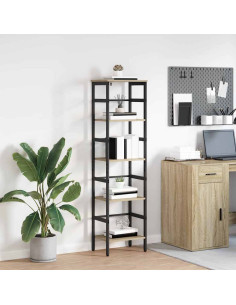 Libreria Rovere Sonoma 40 x 29,5 x 149 cm Legno multistrato