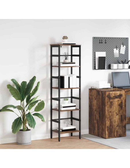 Libreria Rovere fumé 40 x 29,5 x 149 cm Legno multistrato