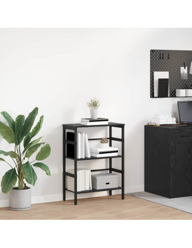 Libreria Rovere Nero 60 x 29,5 x 81 cm Legno multistrato